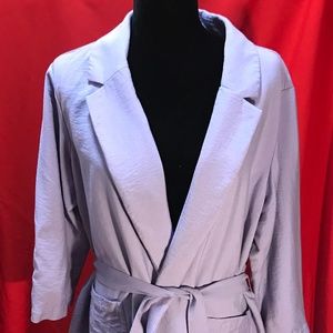 Lavender Oversized Light Weight Blazer Jacket